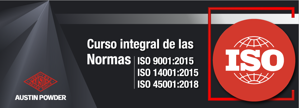 Curso integral de las Normas ISO 9001:2015, ISO 14001:2015 e ISO 45001:2018 APT-0003