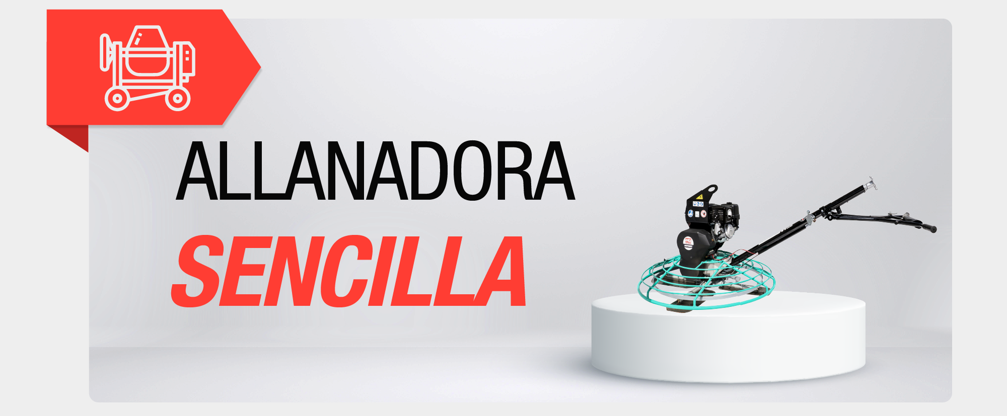 Allanadora sencilla JC446/JC436 CON-M001